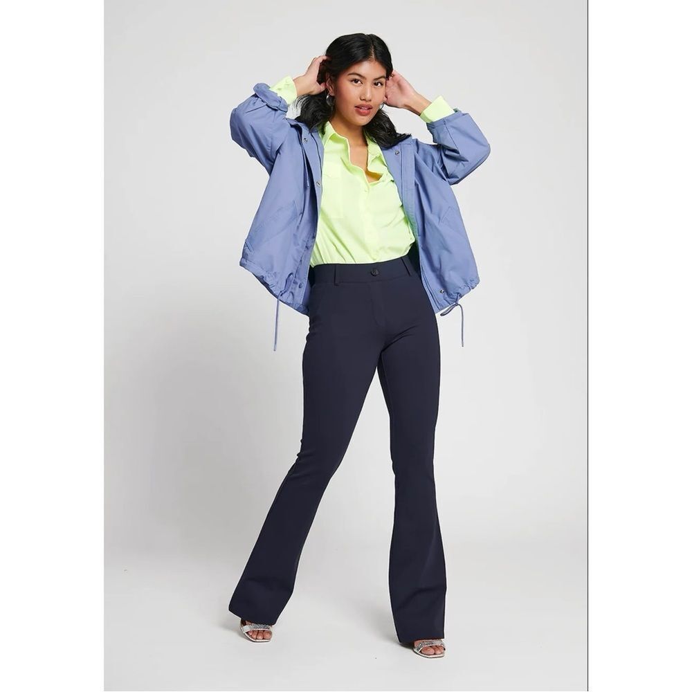 NEW Betabrand Petite Classic Dress Pant Yoga Pant in Bootcut in Navy